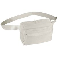 Quadra Men's Polyester Crossbody Bag in Natural