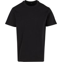 Build Your Brand Men's Sorona Regular T-Shirt in Black | Size: 4XL