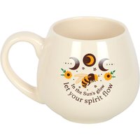 Something Different Let Your Spirit Flow Rounded Mug in Cream