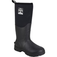 Woodland Women's Insulated Wellington Boots in Black | Size: 11