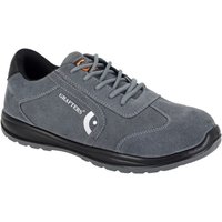 Grafters Men's Suede Safety Trainers in Grey | Size: 9