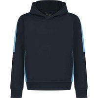 Finden & Hales Team Contrast Hoodie in Mid Navy | Size: 5-6 Years