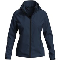 Stedman Women's Lux Hooded Soft Shell Jacket in Mid Blue | Size: XS