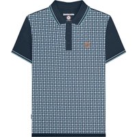 SS25 Houndstooth Big & Tall Polo Shirt