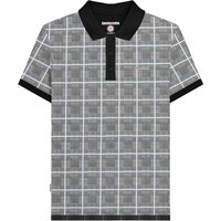 SS25 Prince Wales Check Big & Tall Polo Shirt