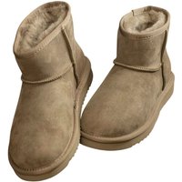 Eastern Counties Leather Women's Jade Sheepskin Boots in Fawn | Size: 5