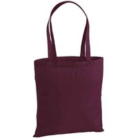 Westford Mill Premium Cotton Tote Bag in Burgundy