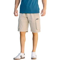Lambretta Men's Utility SS25 Cargo Shorts in Stone | Size: 40R
