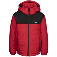 Trespass Girl's Halston Ski Jacket in Red | Size: 3-4 Years