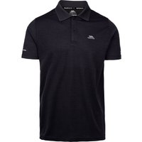 Trespass Men's Mckay Active Polo Shirt in Dark Brown | Size: Large