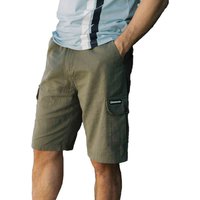 Lambretta Men's SS25 Cargo Shorts in Green | Size: 36R