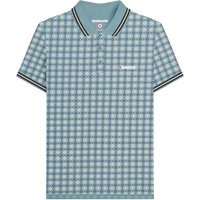 SS25 Geometric Big & Tall Polo Shirt
