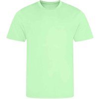 AWDis Cool Plain Magenta T-Shirt in Light Green | Size: 12-13 Years