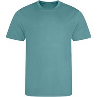 AWDis Cool Plain Magenta T-Shirt in Aqua | Size: 7-8 Years