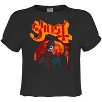Amplified Women's Hunter´s Moon Ghost Crop T-Shirt in Charcoal | Size: Large