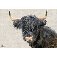 Jane Bannon Hagrid Paper Poster in White