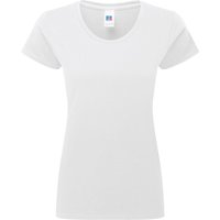 Russell Women's Round Neck T-Shirt in White | Size: Small
