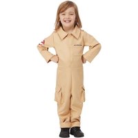 Ghostbusters Logo Sleeve Print Back Print Cream Costume | Size: 4-6 Years