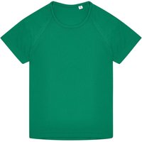 B&C Active T-Shirt in Green | Size: 7-8 Years