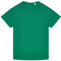 B&C Active T-Shirt in Green | Size: 12-13 Years