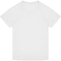 B&C Active T-Shirt in White | Size: 7-8 Years