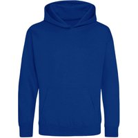 AWDis Hooded Sweatshirt Hoodie in Royal | Size: 3-4 Years