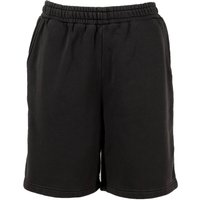 Build Your Brand Men's Vintage Heavy Sweat Shorts in Black | Size: 5XL