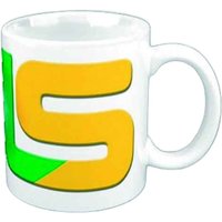 JLS Logo Stoneware Mug in White