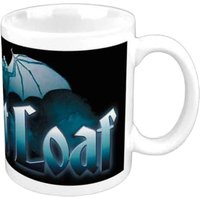 Meat Loaf Bat Out Of Hell Logo Mug in White