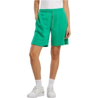 Build Your Brand Women's Basic Sweat Shorts in Light Green | Size: Large
