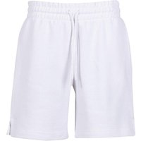 Build Your Brand Women's Basic Sweat Shorts in White | Size: Medium