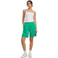 Build Your Brand Women's Basic Sweat Shorts in Light Green | Size: Small