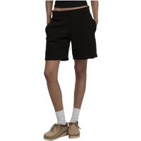 Build Your Brand Women's Basic Sweat Shorts in Black | Size: 2XL