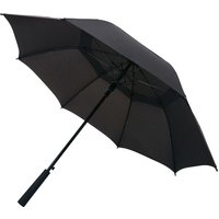 Swiss Peak Men's Tornado Storm Aware Folding Umbrella in Black