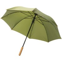 XD Design Men's Impact Aware Bamboo RPET Stick Umbrella in Green