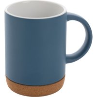 XD Design Cork Ceramic 280ml Mug in Blue