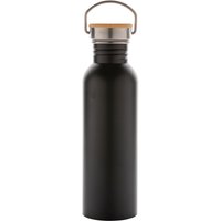 XD Design Modern Stainless Steel 710ml Bottle in Black