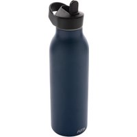 Avira Ara Flip Top Stainless Steel 500ml Water Bottle in Navy