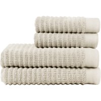 Vinga Landro Towel Set (Pack of 4) in Off-White
