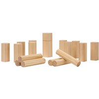 Vinga Wood Mini Kubb in Brown