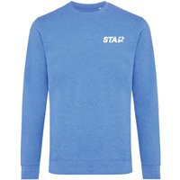 IQONIQ Men's Denali Cotton Undyed Sweatshirt in Duck Egg Blue | Size: Small