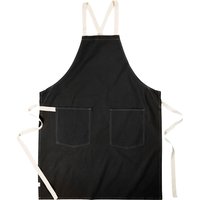 Vinga Sovano Cotton Apron in Black