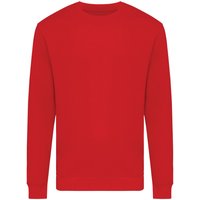 IQONIQ Men's Zion Cotton Crew Neck Sweatshirt in Red | Size: XL