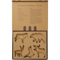 Vinga Nordic Cookie Cutter (Pack of 5) in Grey