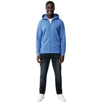 Abisko Cotton Full Zip Hoodie Duck Egg
