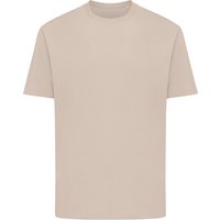 IQONIQ Men's Teide Cotton T-Shirt in Cream | Size: 5XL
