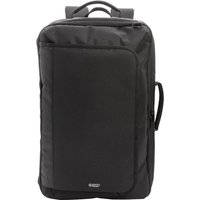Swiss Peak Men's Travel Convertible 21L Backpack in Black