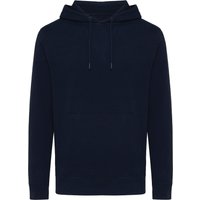 IQONIQ Men's Rila Cotton Lightweight Hoodie in Navy | Size: 5XL