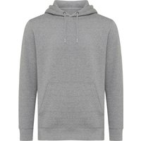 IQONIQ Men's Rila Cotton Lightweight Hoodie in Grey | Size: 3XL