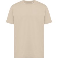 IQONIQ Men's Kakadu Cotton Relaxed Fit T-Shirt in Cream | Size: Medium